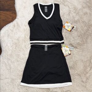 Mono B Black and White Athletic Set